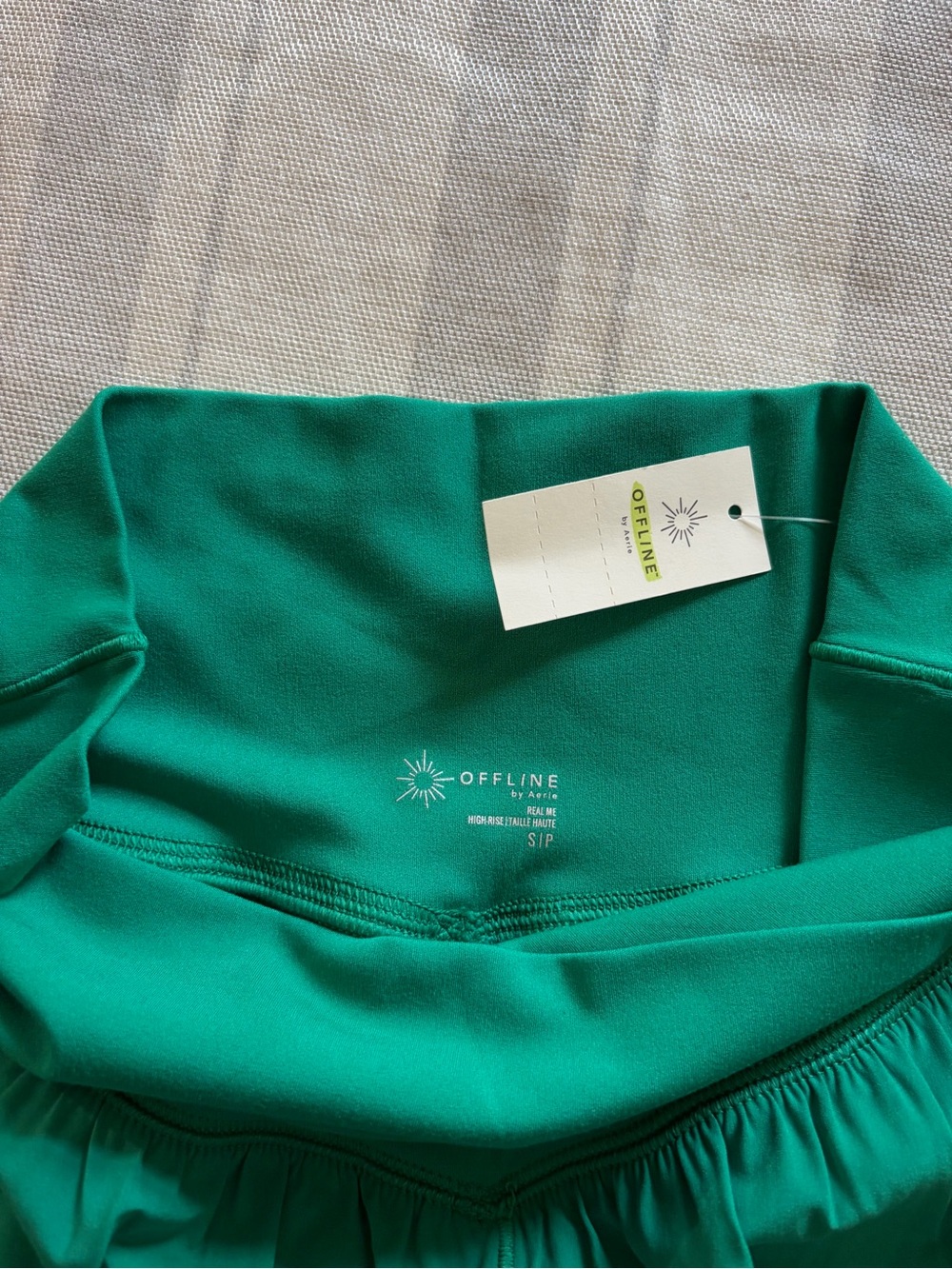 OFFLINE by Aerie Green Crossover Shorts - Picture 5 of 5